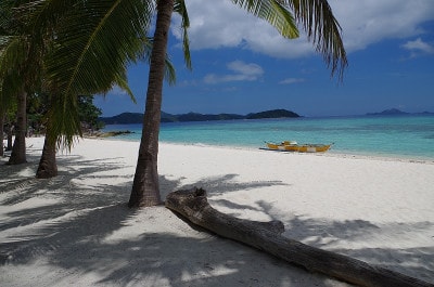 Some unconventional honeymoon destinations offer incredible experiences at hard-to-believe prices. The beaches of the Philippines, including Malcapuya Beach shown here, were some of the nicest we’d ever seen yet the cost of a top-notch hotel in the area was only about $150/night.